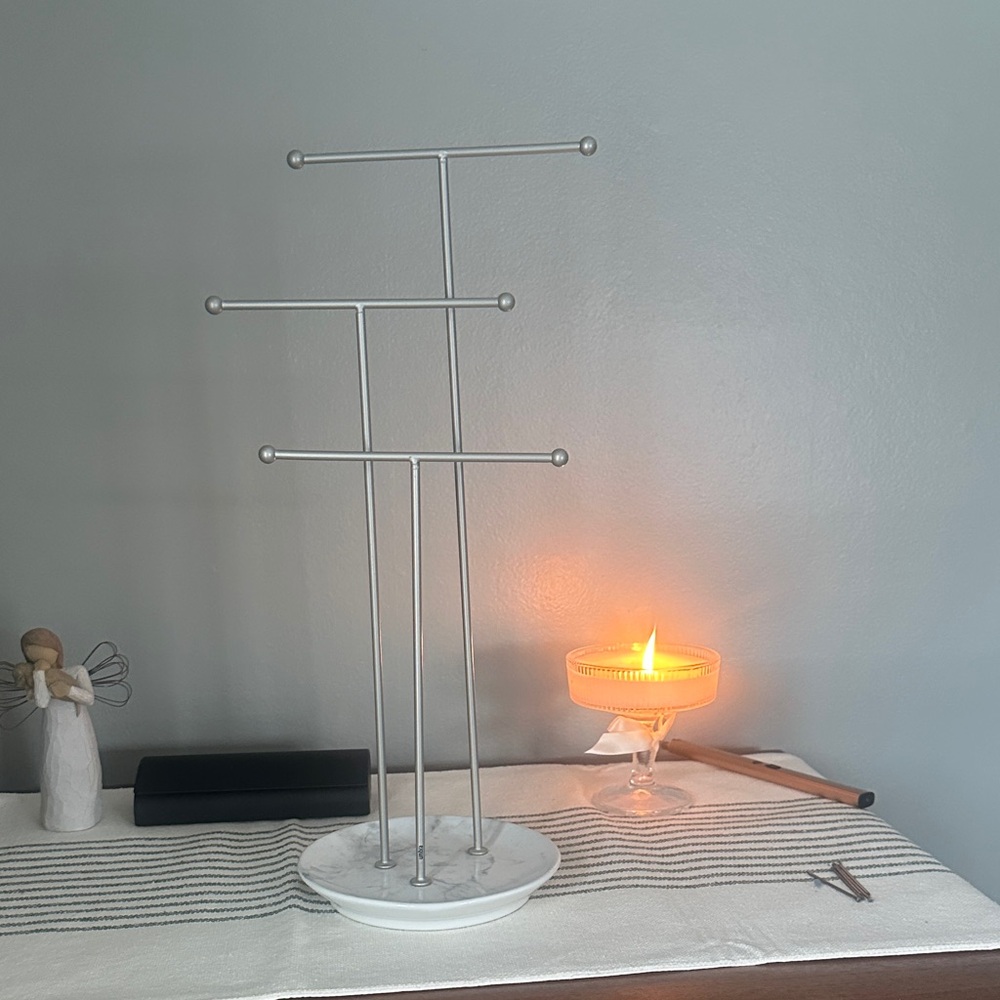 Silver Jewelry Stand